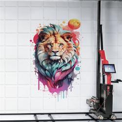 Принтер для стен 3D UV CYMK 5 цветов вертикальный (арт. 25-19082206)
