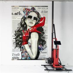 Принтер для стен и пола 2 в 1 UV 3D CMYK+W (арт. 25-19082243)