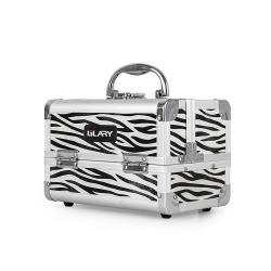 Кейс для макияжа с зеркалом и лотками, жесткий (арт. 25-19082461)