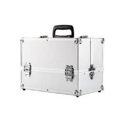 Кейс для макияжа алюминиевый серебристый GLARY (арт. 25-19082545)