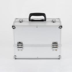 Кейс для макияжа алюминиевый серебристый GLARY (арт. 25-19082545)