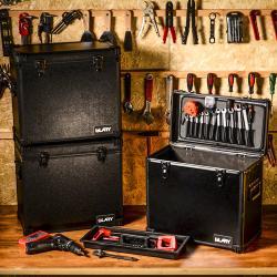 Кейс для инструментов на колесах, ударопрочный, пылезащитный, алюминиевый (арт. 25-19082550)