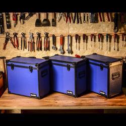 Кейс для инструментов на колесах, ударопрочный, пылезащитный, алюминиевый (арт. 25-19082550)