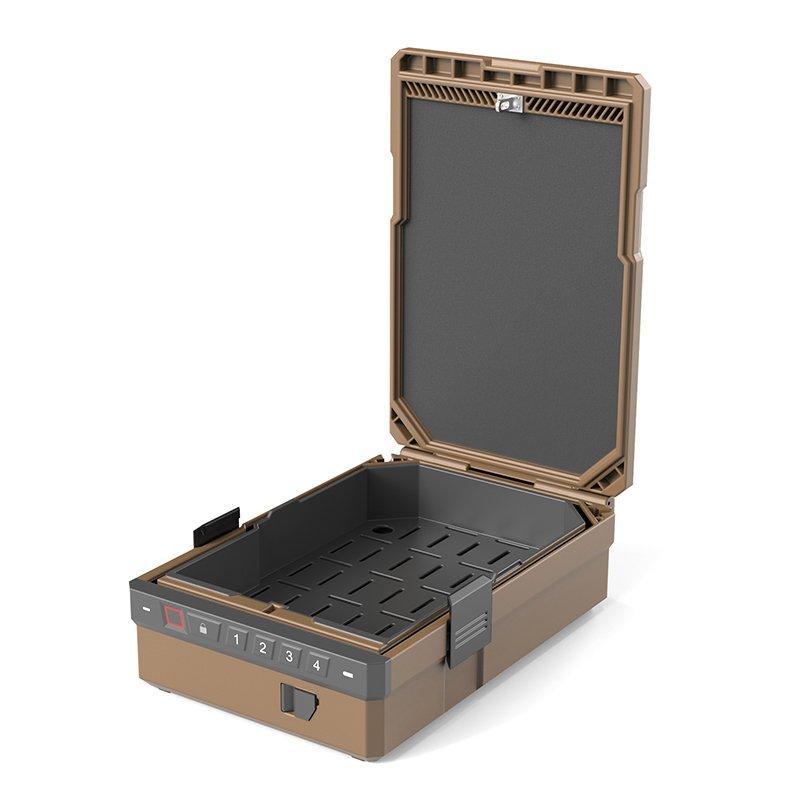 Кейс для пистолета биометрический ударопрочный с лотками (арт. 25-19082611)