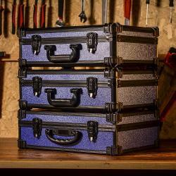 Кейс для инструментов алюминиевый с разделителями прочный (арт. 25-19082657)