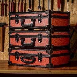 Кейс для инструментов алюминиевый с разделителями прочный (арт. 25-19082657)