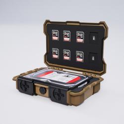 Кейс для жестких дисков ударопрочный влагозащищенный штабелируемый (арт. 25-19082683)