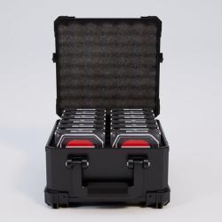 Кейс для жесткого диска алюминиевый ударопрочный штабелируемый (арт. 25-19082869)