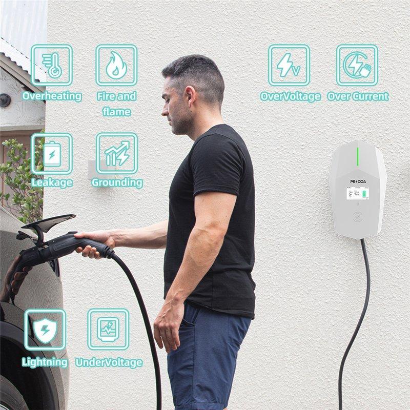 Зарядная станция для электромобилей 220V 32A 7kW 22kW RFID (арт. 25-19082930)