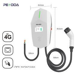 Зарядное устройство для электромобилей 11kW Type 2 3 фазы WiFi RFID (арт. 25-19082932)