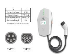 Зарядная станция 7KW 32A Wifi OCPP настенная Type 2 (арт. 25-19082955)