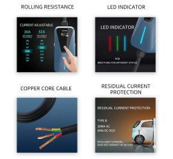 Зарядное устройство для электромобилей 16A 3.5KW Type2/Type1 (арт. 25-19082959)