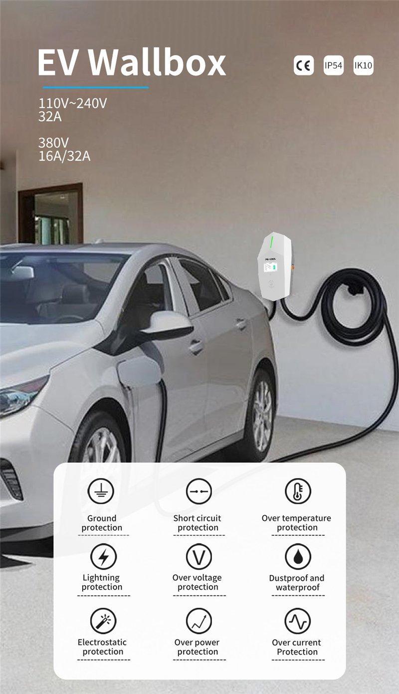 Зарядная станция для электромобилей 7-22кВт IP65 (арт. 25-19083023)