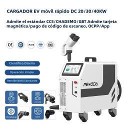 Станция быстрой зарядки EV 20-40KW с 5м TPU кабелем (арт. 25-19083059)