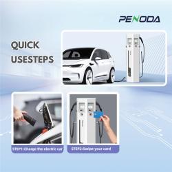 Зарядная станция для электромобилей 2*22кВт 32А напольная (арт. 25-19083091)