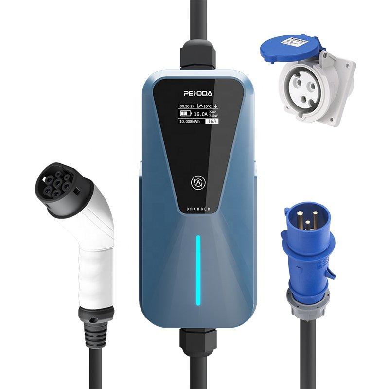 Зарядная станция для электромобилей 7KW умная настенная (арт. 25-19083110)