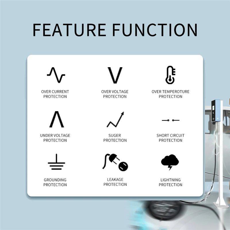 Зарядное устройство для EV 7kW Type 2 OCPP 16A 32A с балансом (арт. 25-19083123)