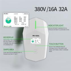 Зарядная станция EVSE 22KW 3 фазы LCD дисплей App управление (арт. 25-19083144)