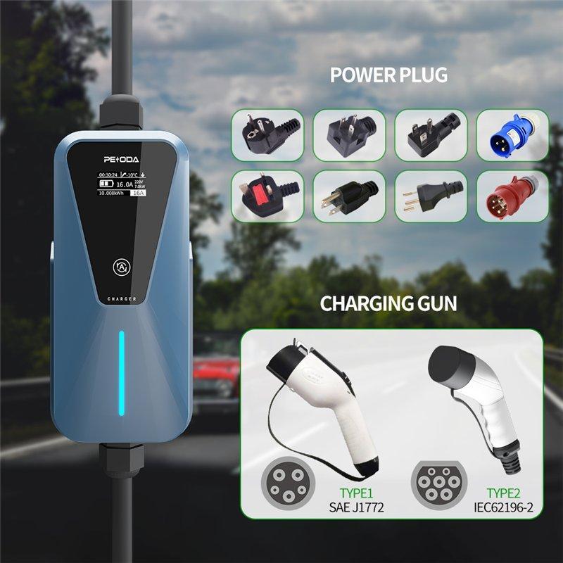 Зарядное устройство для авто 7.4Kw 16-32A портативное (арт. 25-19083161)