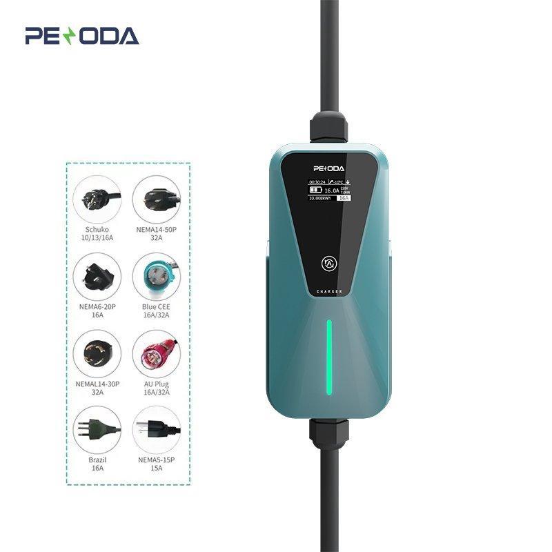 Зарядное устройство для электромобилей 7 кВт 3 фазы 32А 5м (арт. 25-19083176)