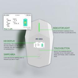 Зарядная станция для авто 10.5кВт 48А с WiFi и кабелем 5м (арт. 25-19083202)