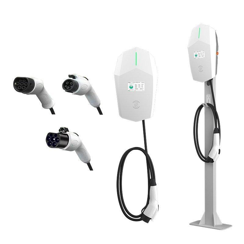 Зарядная станция для электромобилей 32A 22kW с экраном и RFID (арт. 25-19083307)
