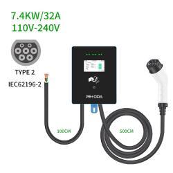 Зарядная станция для дома 230В 7кВт J1772 Type1 RFID (арт. 25-19083309)