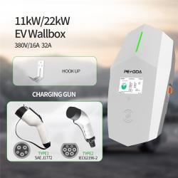 Зарядная станция 22кВт 32А настенная RFID Plug and Play (арт. 25-19083318)