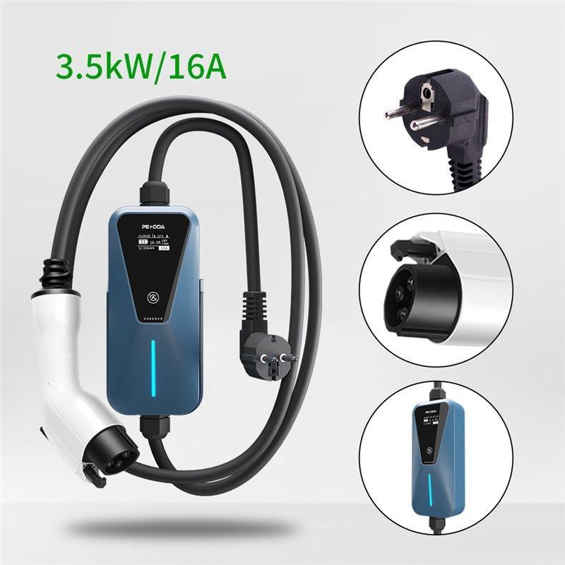 Зарядное устройство для электромобилей 16A OLED 3.5-11KW 230V (арт. 25-19083343)