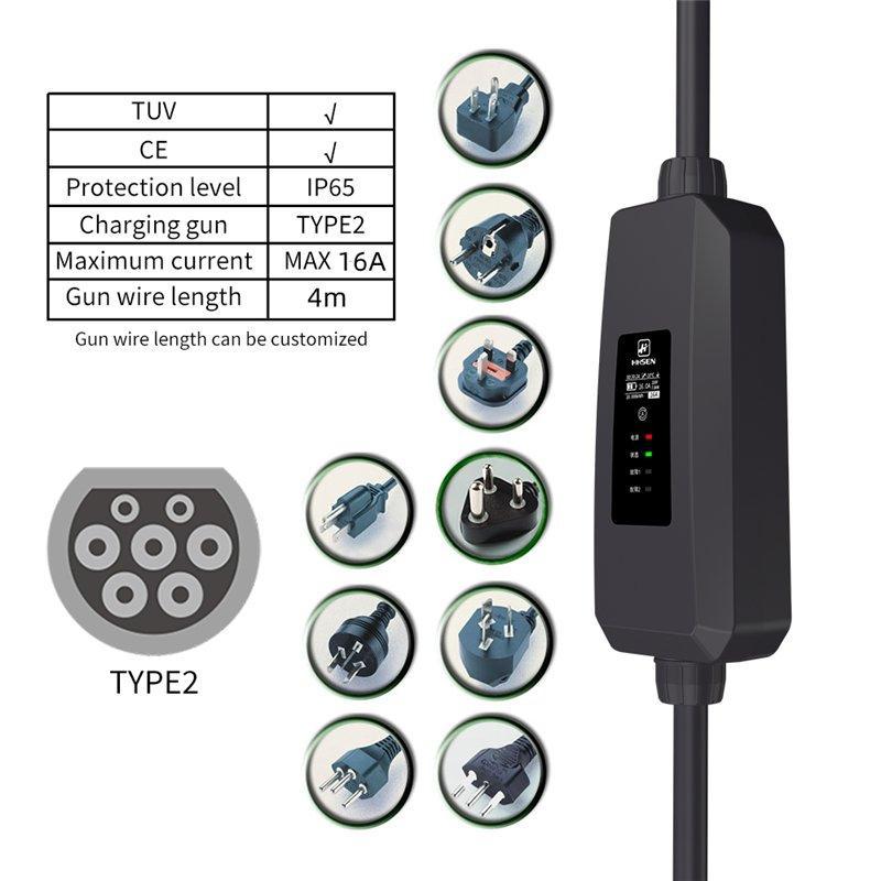 Зарядное устройство для электромобилей 16А 240В 3.84кВт (арт. 25-19083355)