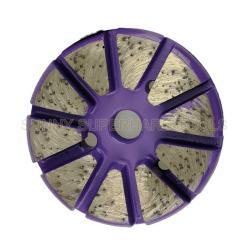 Шлифовальная пластина магнитная с 3 алмазами для бетона (арт. 25-19083365)