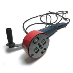 Угловая шлифмашина 1200W ручная с насадкой молот (арт. 25-19083392)