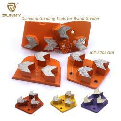 Алмазные трапециевидные шлифовальные туфли для бетона (арт. 25-19083405)