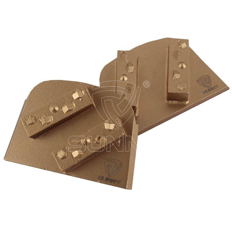 Блоки для шлифовки бетона PCD алмазные, зернистость разная (арт. 25-19083409)