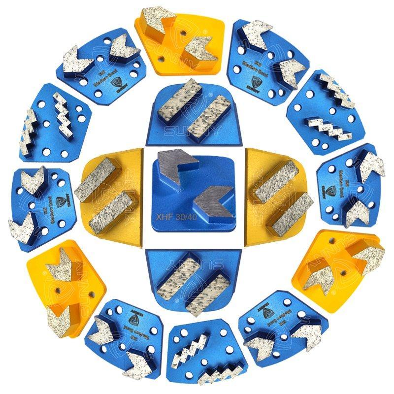 Алмазные шлифовальные туфли для бетона 3 сегмента (арт. 25-19083414)