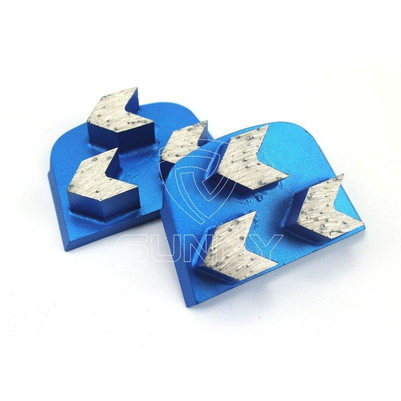 Алмазные шлифовальные башмаки для бетона 16#-200# (арт. 25-19083437)