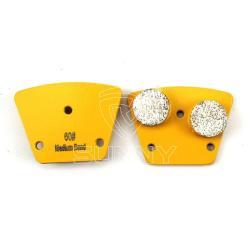 Алмазные трапециевидные шлифовальные башмаки PCD для бетона (арт. 25-19083445)