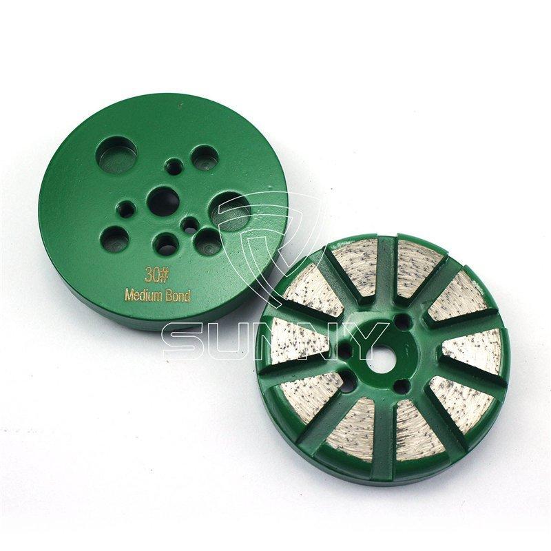 Алмазный шлифовальный диск 4" 10 сегментов для бетона (арт. 25-19083459)