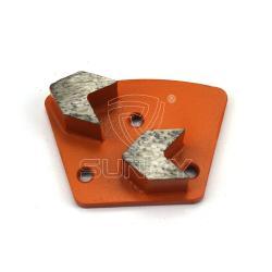 Диск шлифовальный трапециевидный с алмазными сегментами для бетона (арт. 25-19083483)