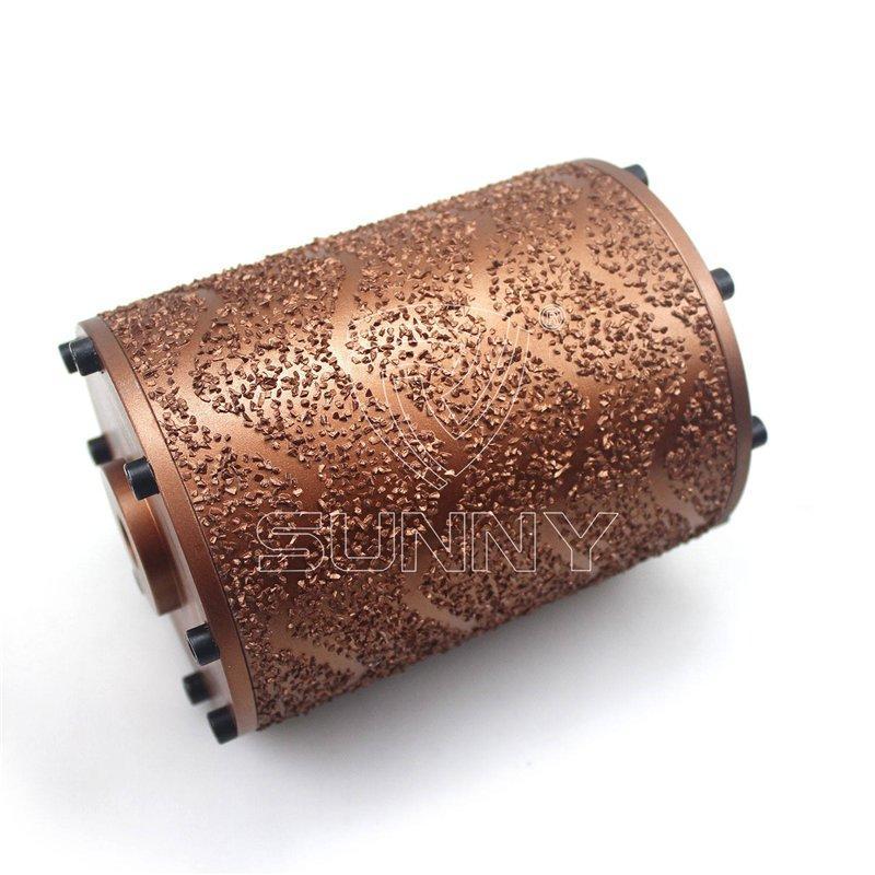 Ролик для угловых шлифмашин с вакуумным пайкой и насечкой (арт. 25-19083514)