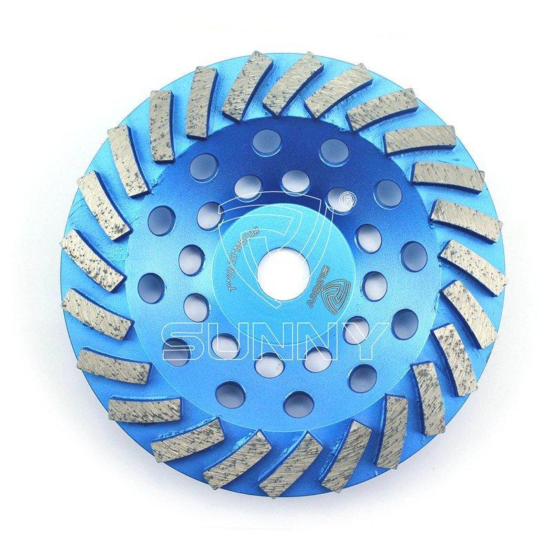 Круг алмазный шлифовальный 7" для бетона 30#-150# (арт. 25-19083541)