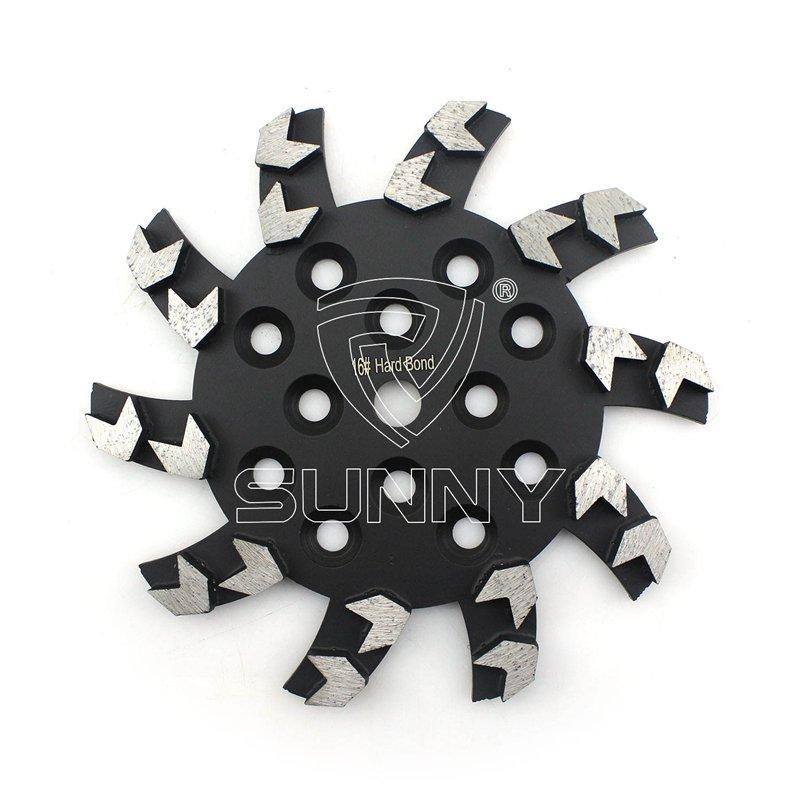 Алмазный шлифовальный диск 250мм 20 сегментов для бетона (арт. 25-19083581)