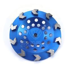 Алмазный шлифовальный круг 7" 10 сегментов 30#-150# для бетона (арт. 25-19083585)