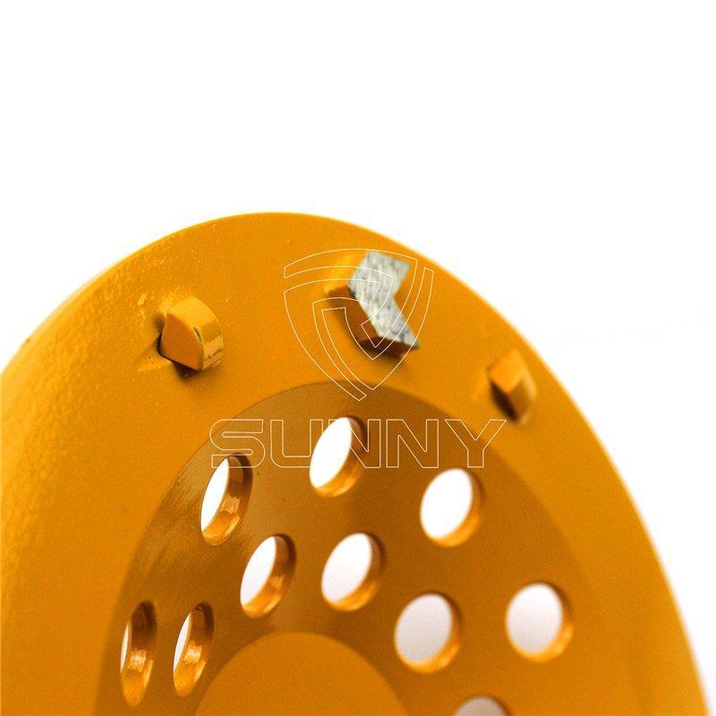 Алмазная шлифовальная тарелка 180мм 7" 6 PCD сегментов (арт. 25-19083594)