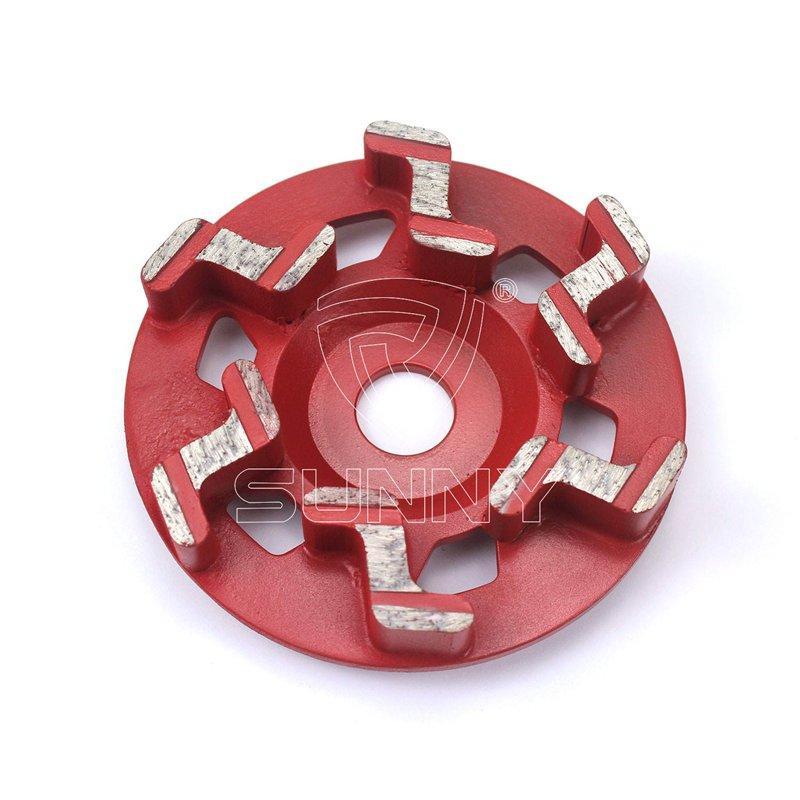 Круг алмазный шлифовальный 125 мм 7 сегментов для бетона (арт. 25-19083595)