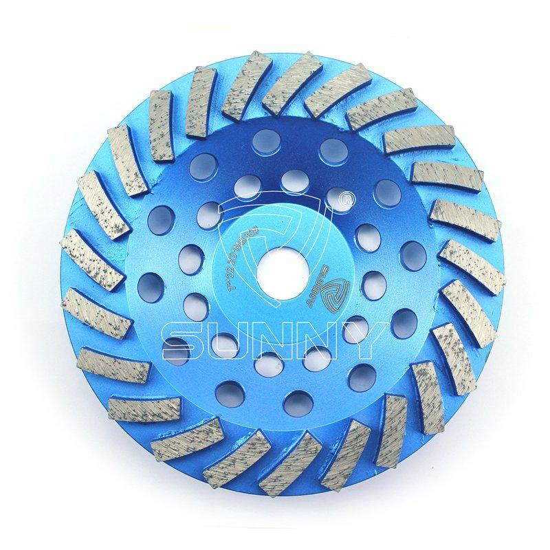 Круг алмазный турбо 24 сегмента 7 дюймов для бетона (арт. 25-19083599)