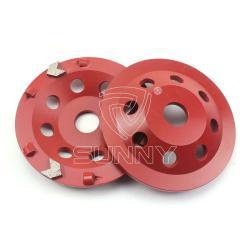 Алмазный шлифовальный диск 5" 3 сегмента стрелка (арт. 25-19083600)