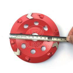 Алмазный шлифовальный диск 5" 3 сегмента стрелка (арт. 25-19083600)