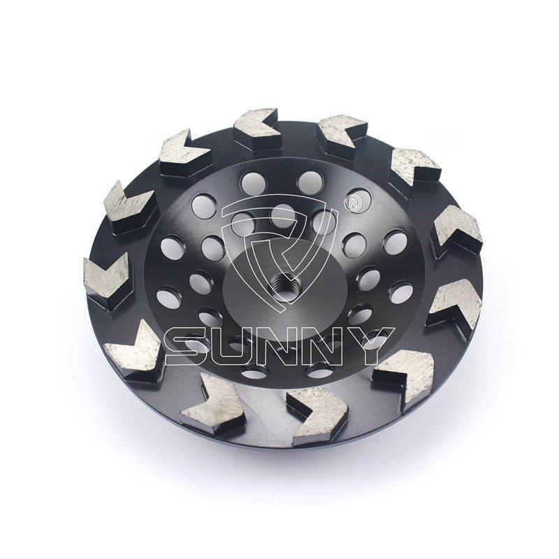 Алмазный шлифовальный диск 7" 10 сегментов 30# 120# (арт. 25-19083606)