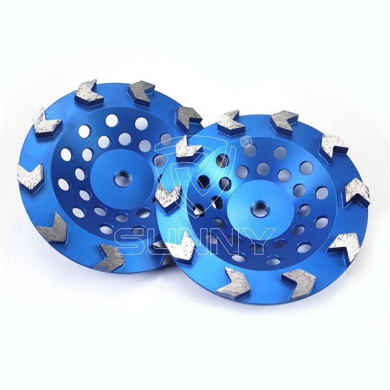 Диск шлифовальный алмазный 7 дюймов 10 сегментов (арт. 25-19083616)